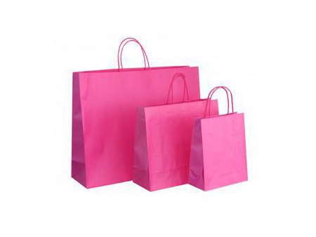 Kraft Paper Carrier Bag, Custom Printed Bags