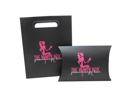 Laminated Paper Bag with Die Cut Handle