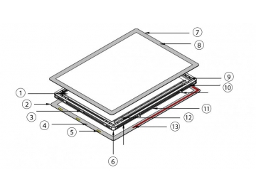 LED Magnetic Aluminum Lightbox Display