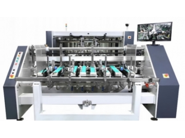 Folding Gluing Creasing Line 1650 type Folding Carton Gluing Machine