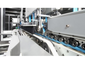 Carton Folding Gluing Line 2400 type Folding Carton Gluing Machine