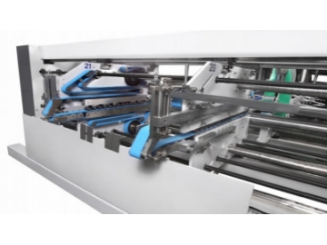 Carton Folding Gluing Line 2400 type Folding Carton Gluing Machine