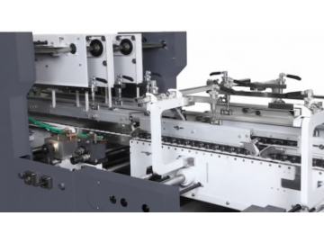 Box and Carton Folding Gluing Line 1100 type Folding Machine