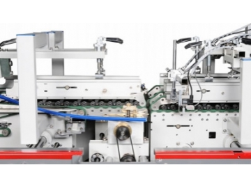 Automatic Carton Folding Gluing Line 1100 type Folder Gluer Machine