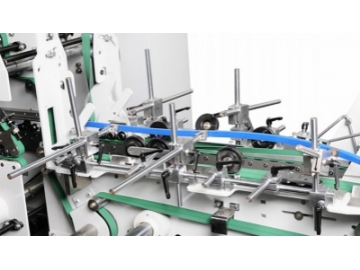 Automatic Carton Folding Gluing Line 1100 type Folder Gluer Machine