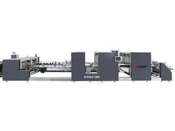 Carton Folding Gluing Line 1800 type Automatic Gluing Machine