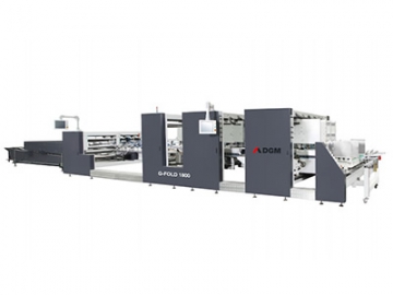 Carton Folding Gluing Line 1800 type Automatic Gluing Machine