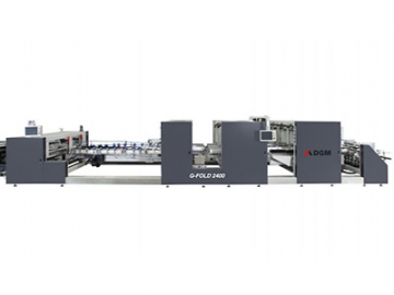Carton Folding Gluing Line 2400 type Folding Carton Gluing Machine