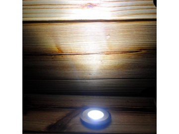SC-F106  RGB LED Inground Light, 42mm Round Recessed LED Deck Light