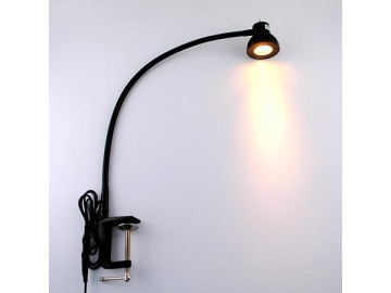 SC-E102 LED Gooseneck Clamp Lamp, 600mm Flexible Gooseneck LED Light