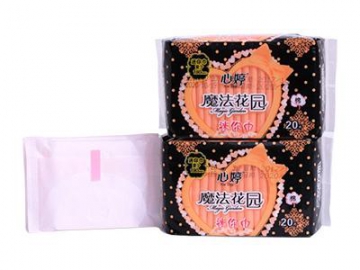 Ultra soft feminine hygiene pad