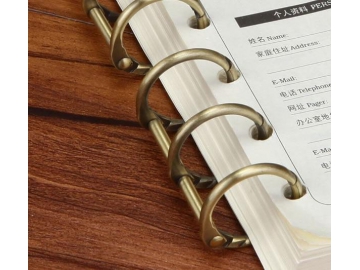 Calendar Binding Ring and Clips