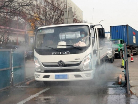 Disinfecting Car Washing System for Trucks