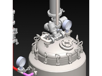 Sterile Eye drop Compounding Systems with Formulation Vessels and CIP system