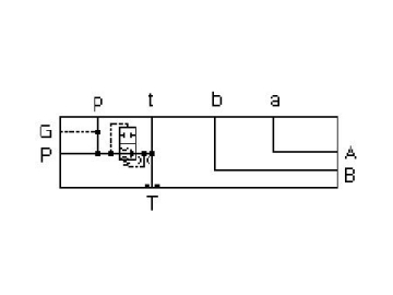 Subplate manifold allows a simple solution to mount a single valve in a hydraulic system