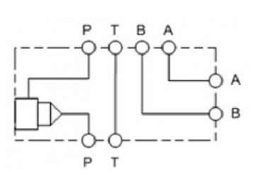 Subplate manifold allows a simple solution to mount a single valve in a hydraulic system