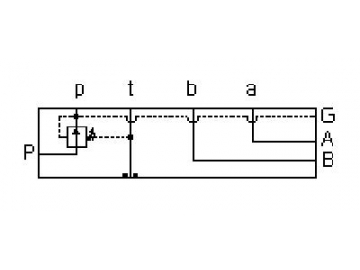 Subplate manifold allows a simple solution to mount a single valve in a hydraulic system