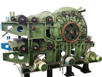 Carding Machine for Fiber Disentangling                         (Single Cylinder Double Doffer)