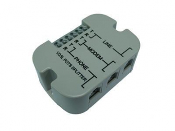 In-line DSL Filter Splitter 1 Female to 2 Female RJ11