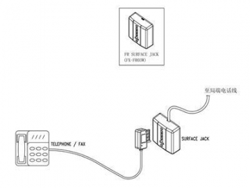 Telephone Adapter  to French