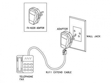 Telephone Adapter  to Netherlands