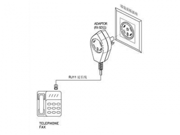 Telephone Adapter to Swedish