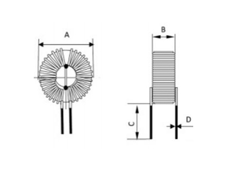 Toroidal Inductor (Differential Mode Choke Coil)