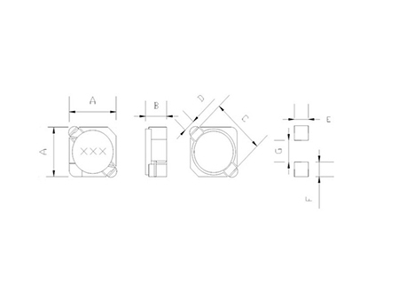SMD Power Inductor, CDRH2B/3B/4B Series