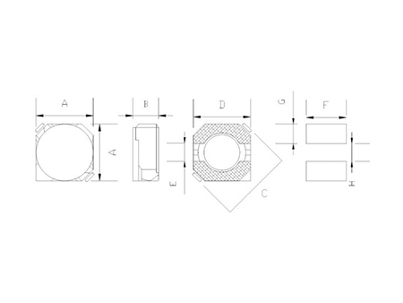SMD Power Inductor, CDRH2B/3B/4B Series