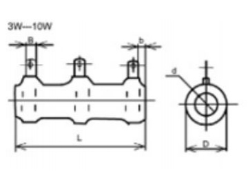 Coating Wire Wound Resistor