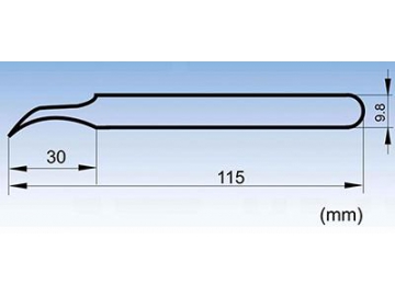 Precision Fine Point Tweezers, JP Series Stainless Steel Tweezers