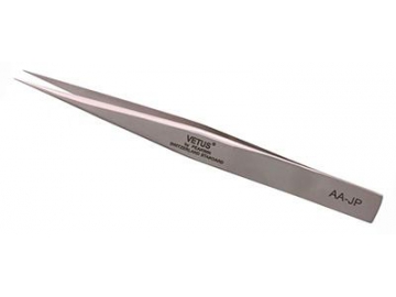 Precision Fine Point Tweezers, JP Series Stainless Steel Tweezers