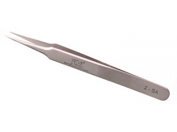 Ultra Fine Tip High Precision Tweezers, SA Series Stainless Steel Tweezers