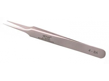 Ultra Fine Tip High Precision Tweezers, SA Series Stainless Steel Tweezers