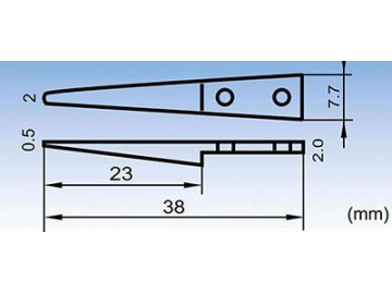 Replaceable Tip Tweezers, ESD Anti-Static Industrial Tweezers