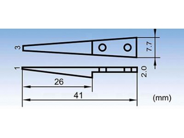 Replaceable Tip Tweezers, ESD Anti-Static Industrial Tweezers