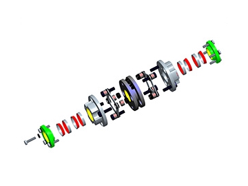 LK9-2 Double Disc Coupling - Locking Assemblies Coupling