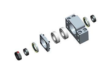 Ball Screw Support Unit, Type LBK Fixed Side