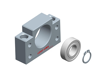 Ball Screw Support Unit, Type LWBF Supported Side