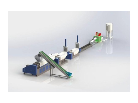 Twin-Screw Plastic Pelletizing System