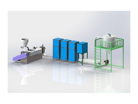 Hot Die Face Plastic Pelletizing System