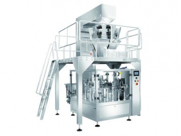 Premade Pouch Fill Seal Packaging Line for Dry Free Flowing Products