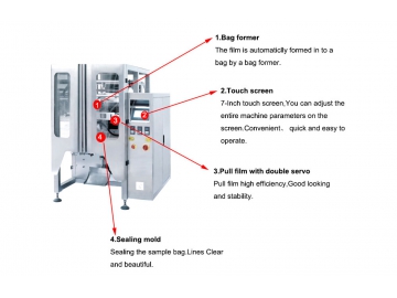 Vertical Bagger, Type MK-520K High Speed Packaging Machine