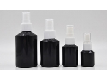 Violet Black Glass Bottles & Jars