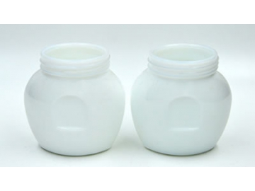 Opal Glass Bottles & Jars