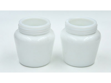 Opal Glass Bottles & Jars