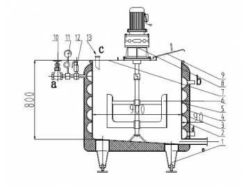 Stainless Steel Mixing Tank