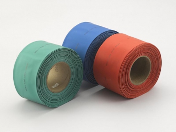 Flame Retardant Single Wall Heat Shrink Tubing  (Item FRZH50, Thin Wall Tubing, Offer Blue / Green / Red Color, 2:1 Shrink Ratio)