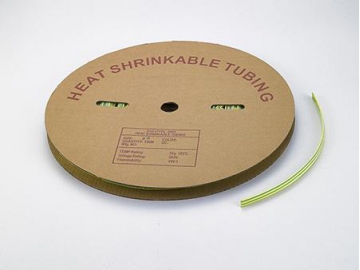 Single Wall Heat Shrink Tubing  (Item YG150, Yellow and Green, 2:1 Shrink Ratio)