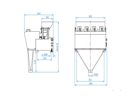 JW-AX4 Four Head Linear Weigher Stainless Steel Machine,50-2000g,3L